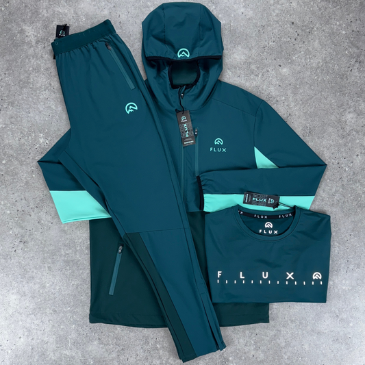 Flux Versatility Tracksuit Tri-Set 'Jungle Green/Teal'