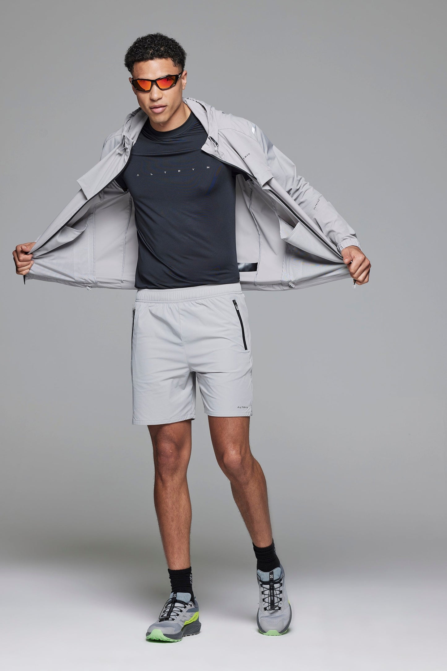 Altryn Ascend Tech Shorts 'Greystone'