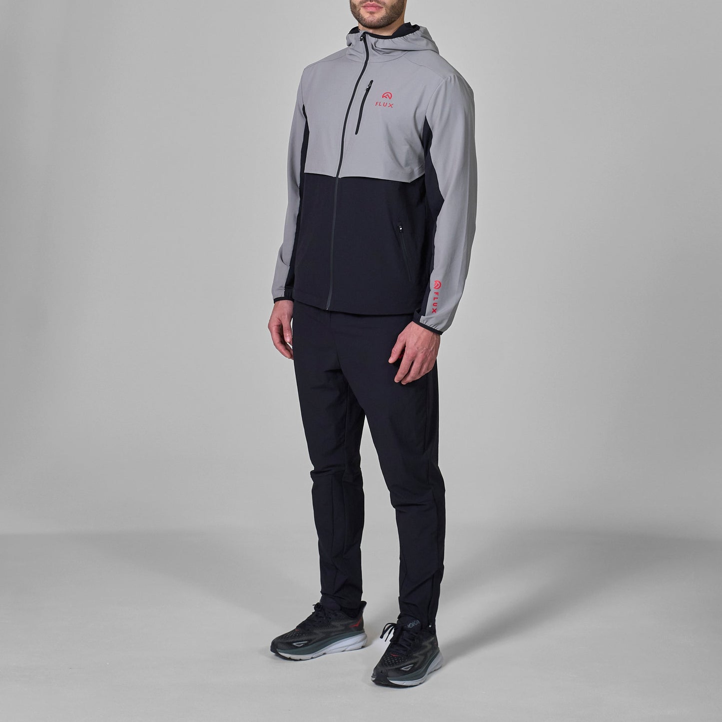 Flux Versatility Tracksuit Set 'Black/Red/Grey'