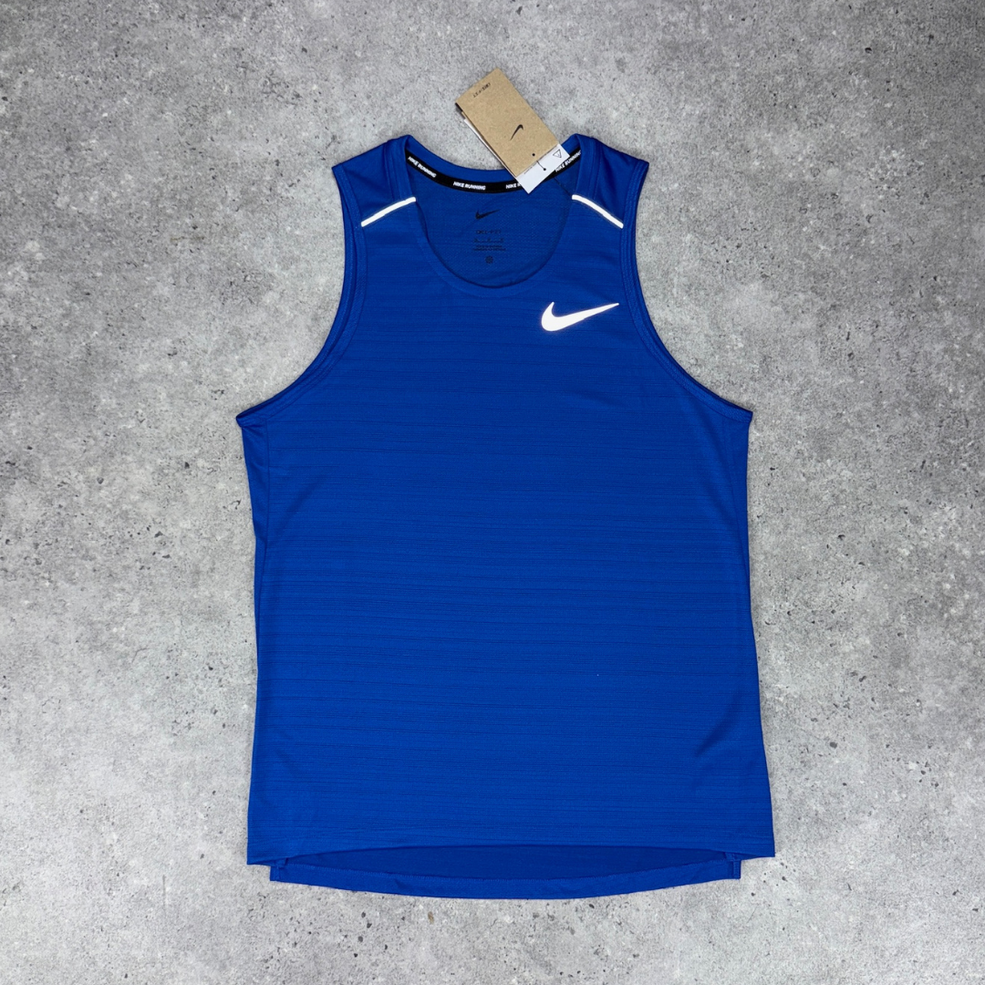 Nike dri-fit miler vest 'royal blue'