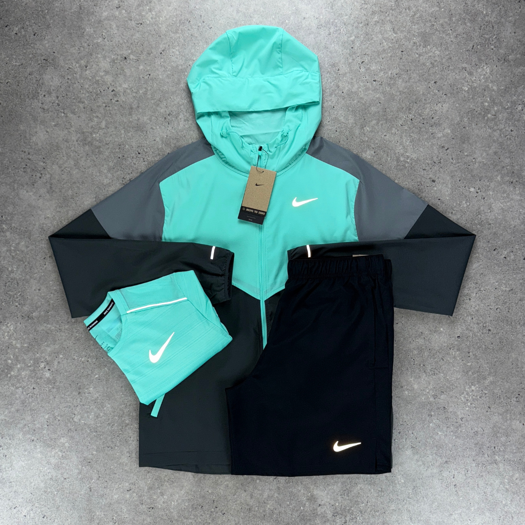Nike repel windrunner jacket 'hyper turquoise'