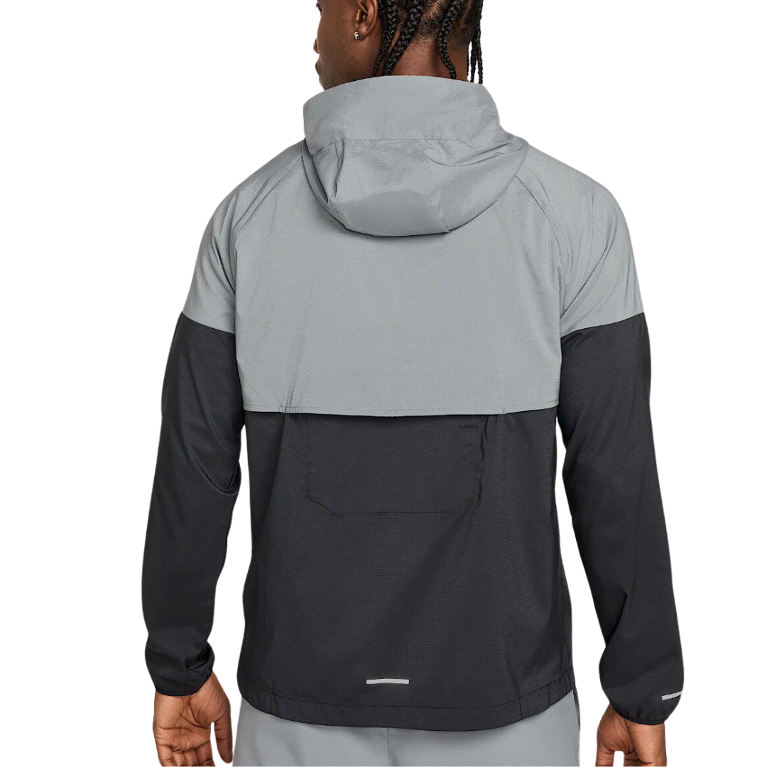 Nike windrunner 'smoke grey/black' short set