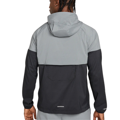 Nike windrunner 'smoke grey/black' short set