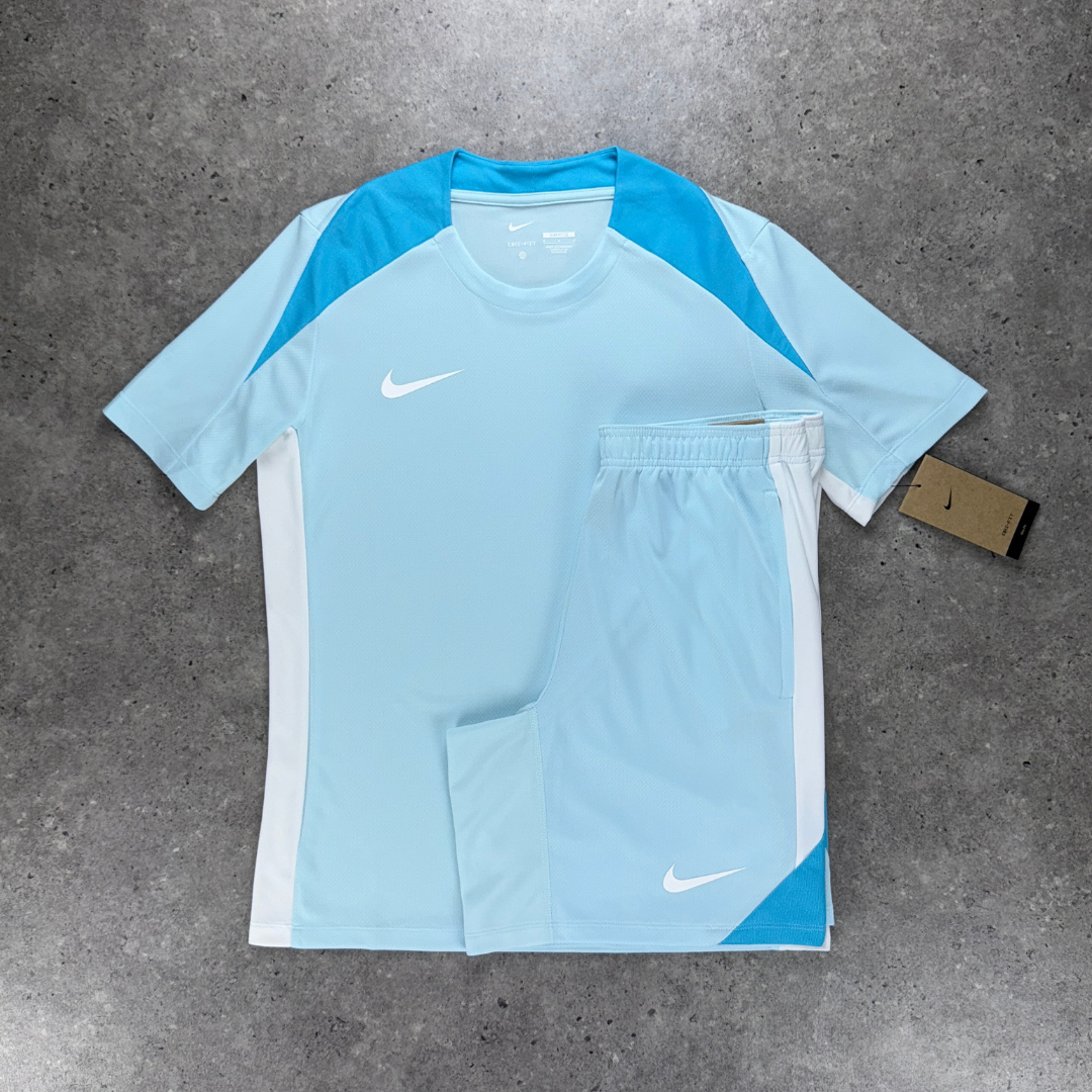 Nike academy strike t-shirt 'glacier blue'