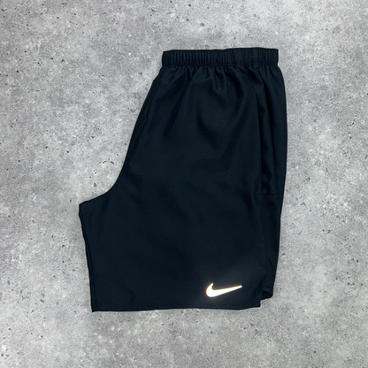 Nike windrunner miler challenger short tri-set 'pink/black'