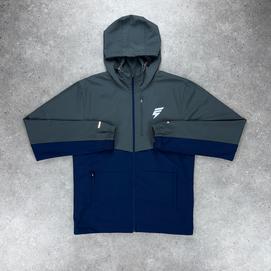 Elude track jacket 'navy/coal'