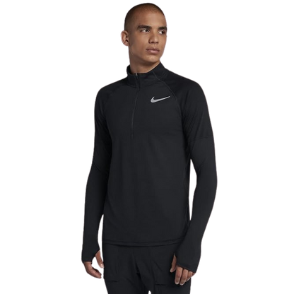 Nike 1/4 zip running top 'black'