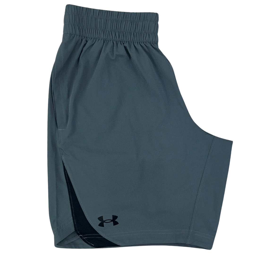 Under armour elevated woven 2.0 graphic shorts 'grey/black'