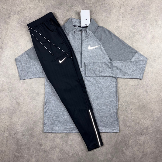 Nike 1/4 zip 'grey/black' set