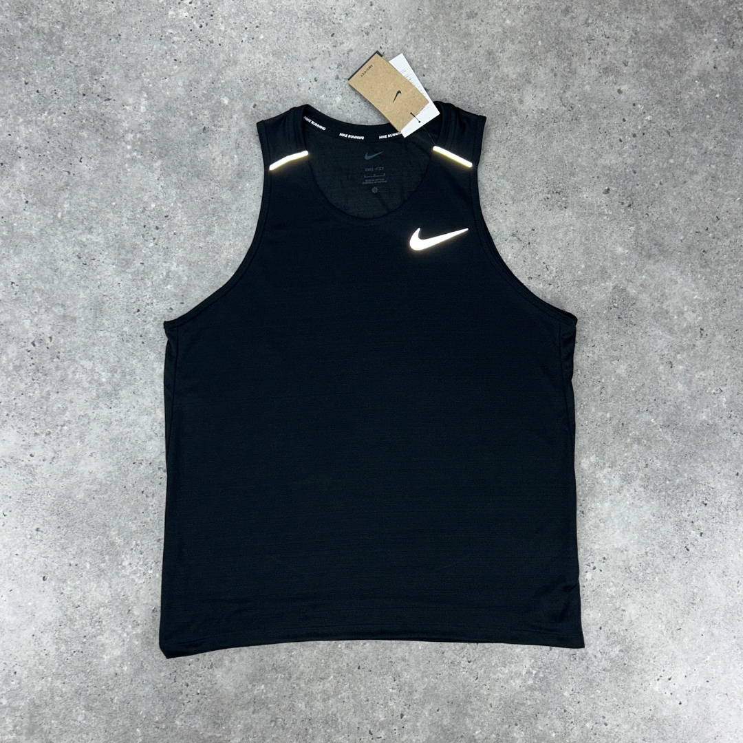 Nike dri-fit miler vest 'black'
