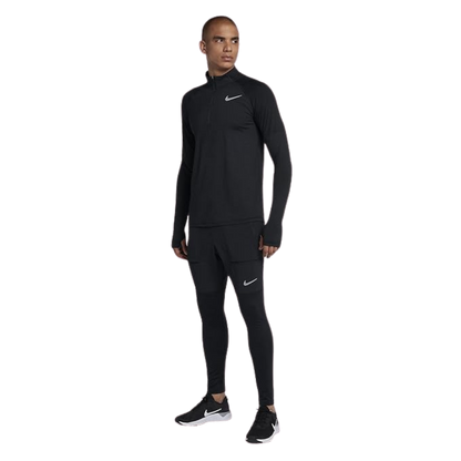 Nike 1/4 zip running top 'black'