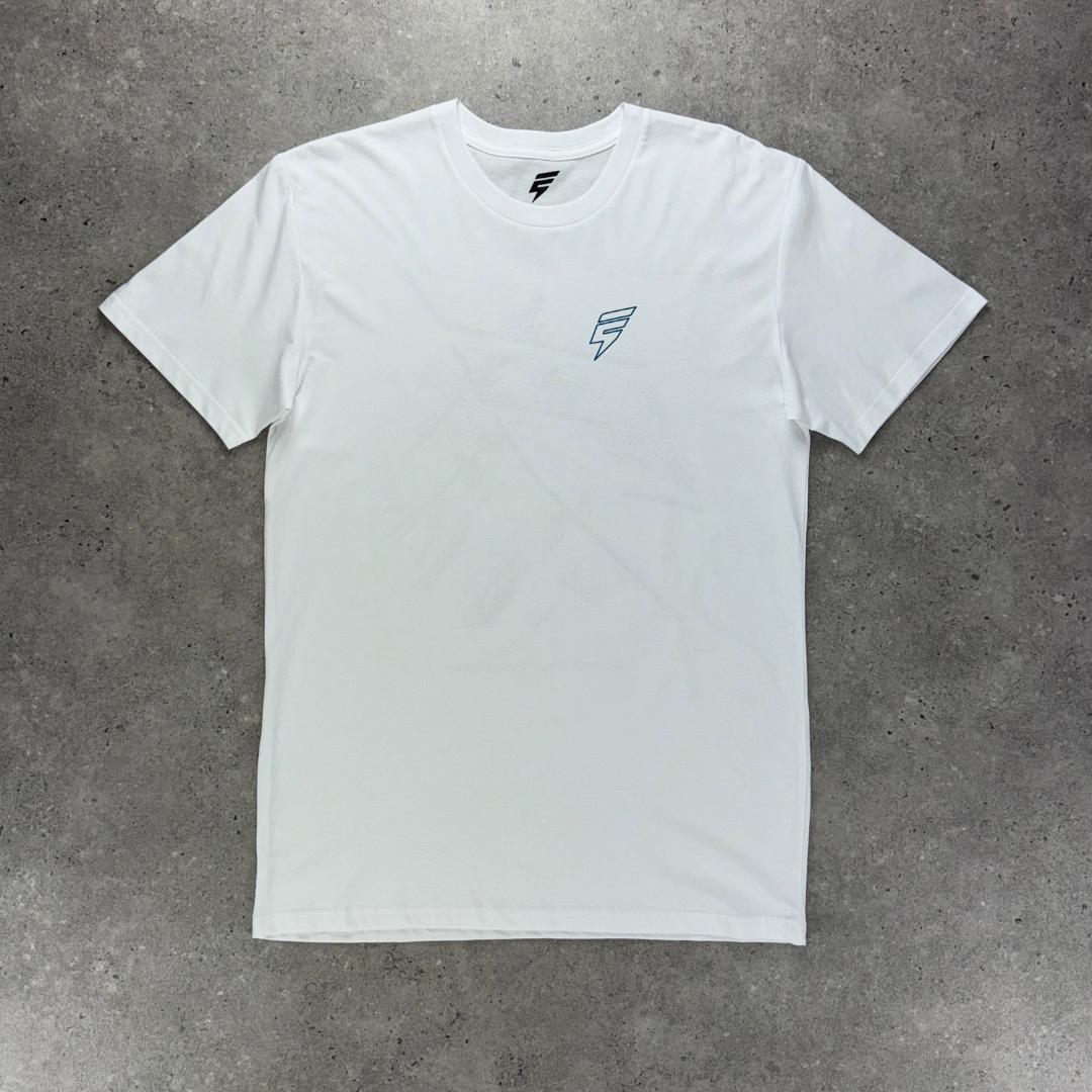 Elude MTN tee 'white/blue'