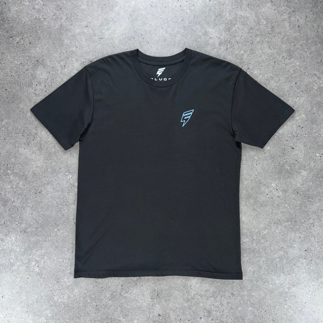 Elude MTN tee 'coal/blue'