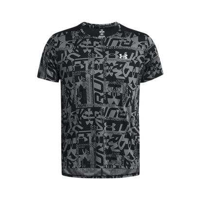 Under armour launch printed t-shirt 'black'