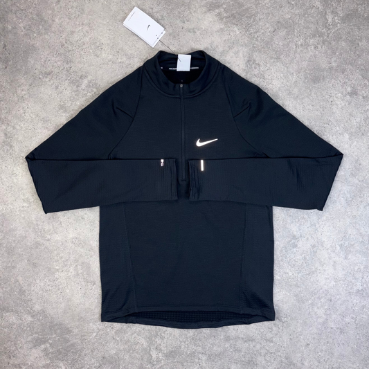 Nike 1/4 zip therma 'black'