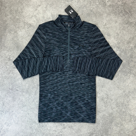 Under armour seamless 1/4 zip 'black/grey'