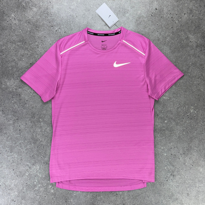 Nike windrunner miler challenger short tri-set 'pink/black'