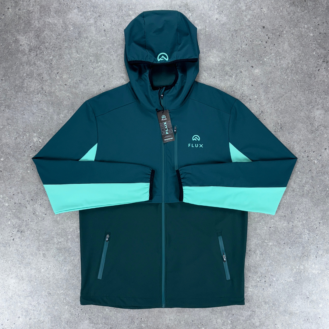 Flux Versatility Tracksuit Jacket 'Jungle Green/Teal'