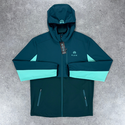 Flux Versatility Tracksuit Jacket 'Jungle Green/Teal'