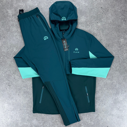 Flux Versatility Tracksuit Set 'Jungle Green/Teal'