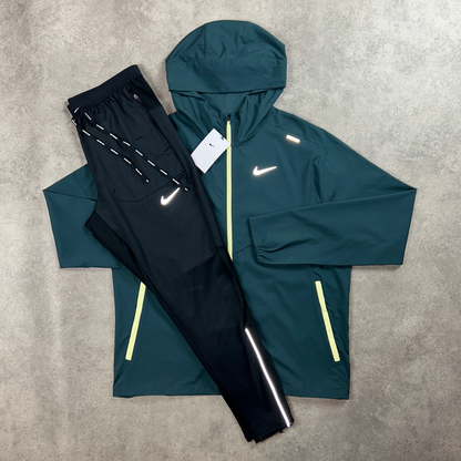Nike windrunner 'deep jungle/black' set
