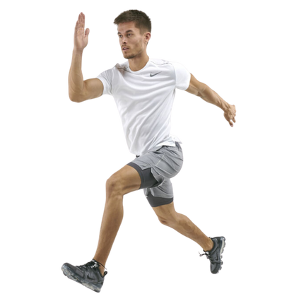 Nike miler 1.0 T-shirt 'white'