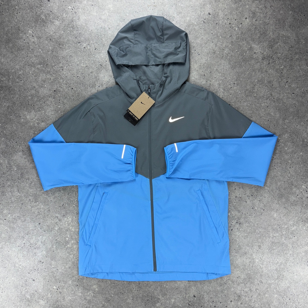Nike windrunner uv miler challenger short tri-set 'university blue/grey'
