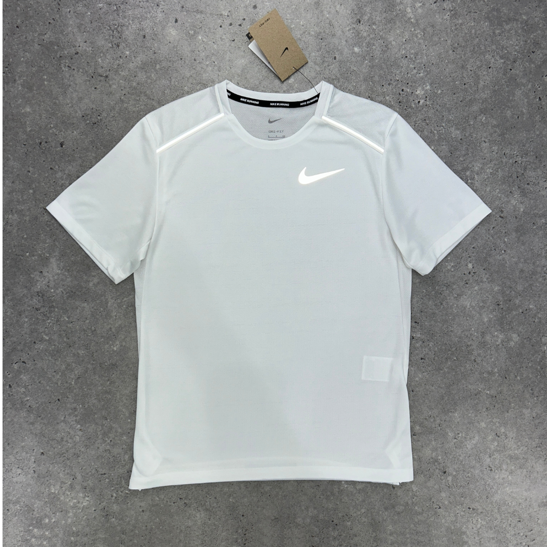 Nike miler 1.0 T-shirt 'white'