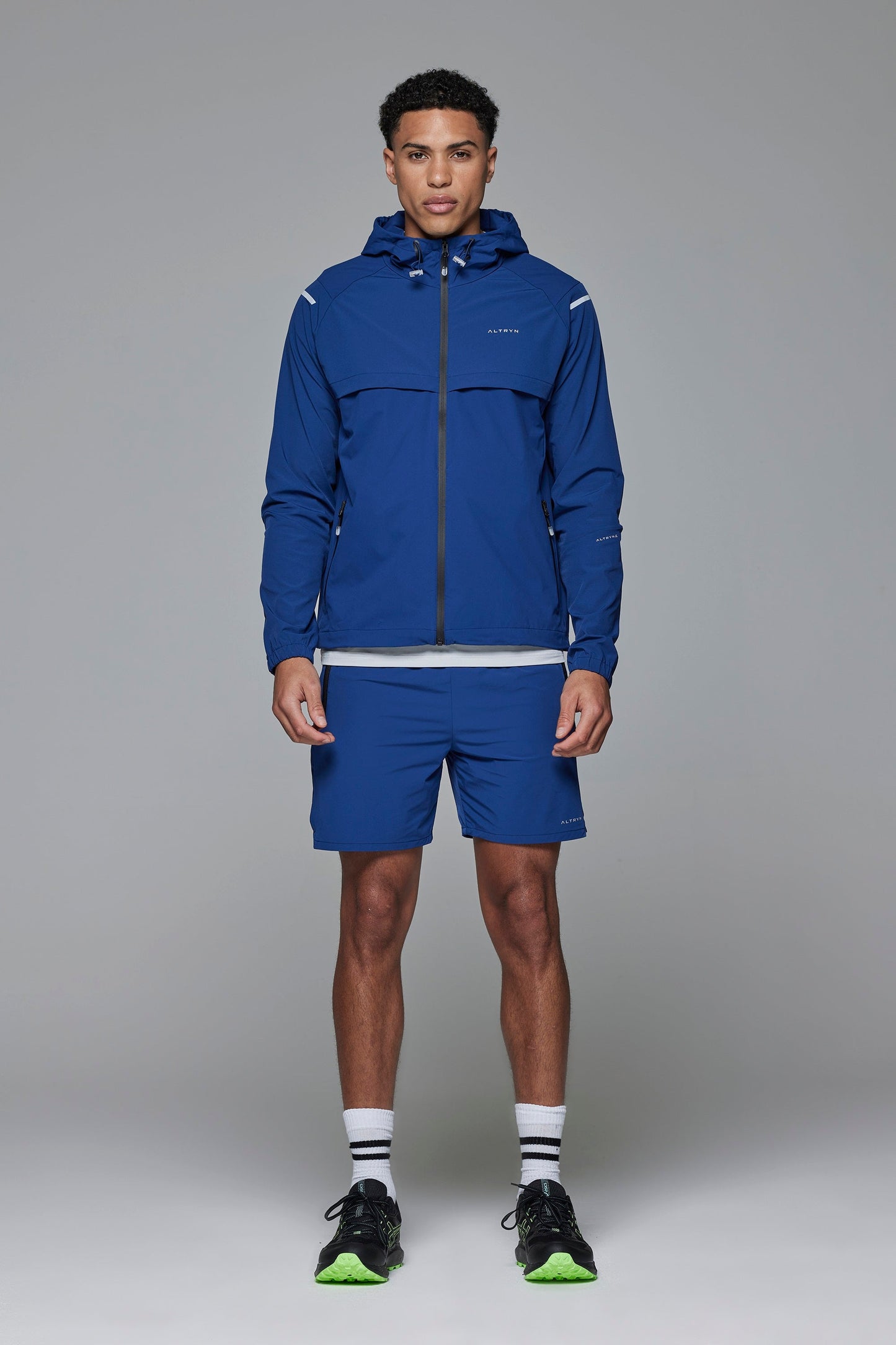 Altryn Ascend Tech Running Jacket 'Royal Navy'