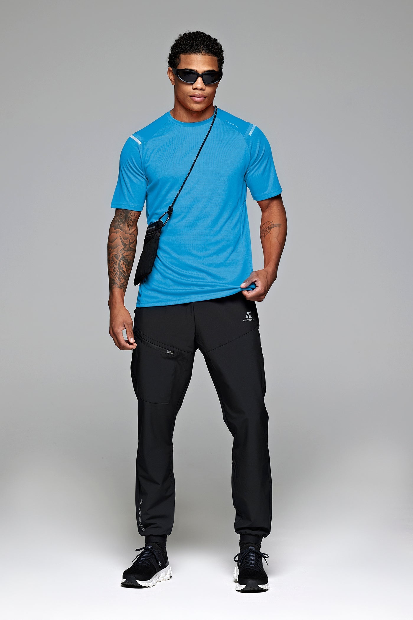 Altryn Elter Tech T-Shirt 'Azure Blue'