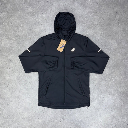 Asics icon run jacket set 'black'