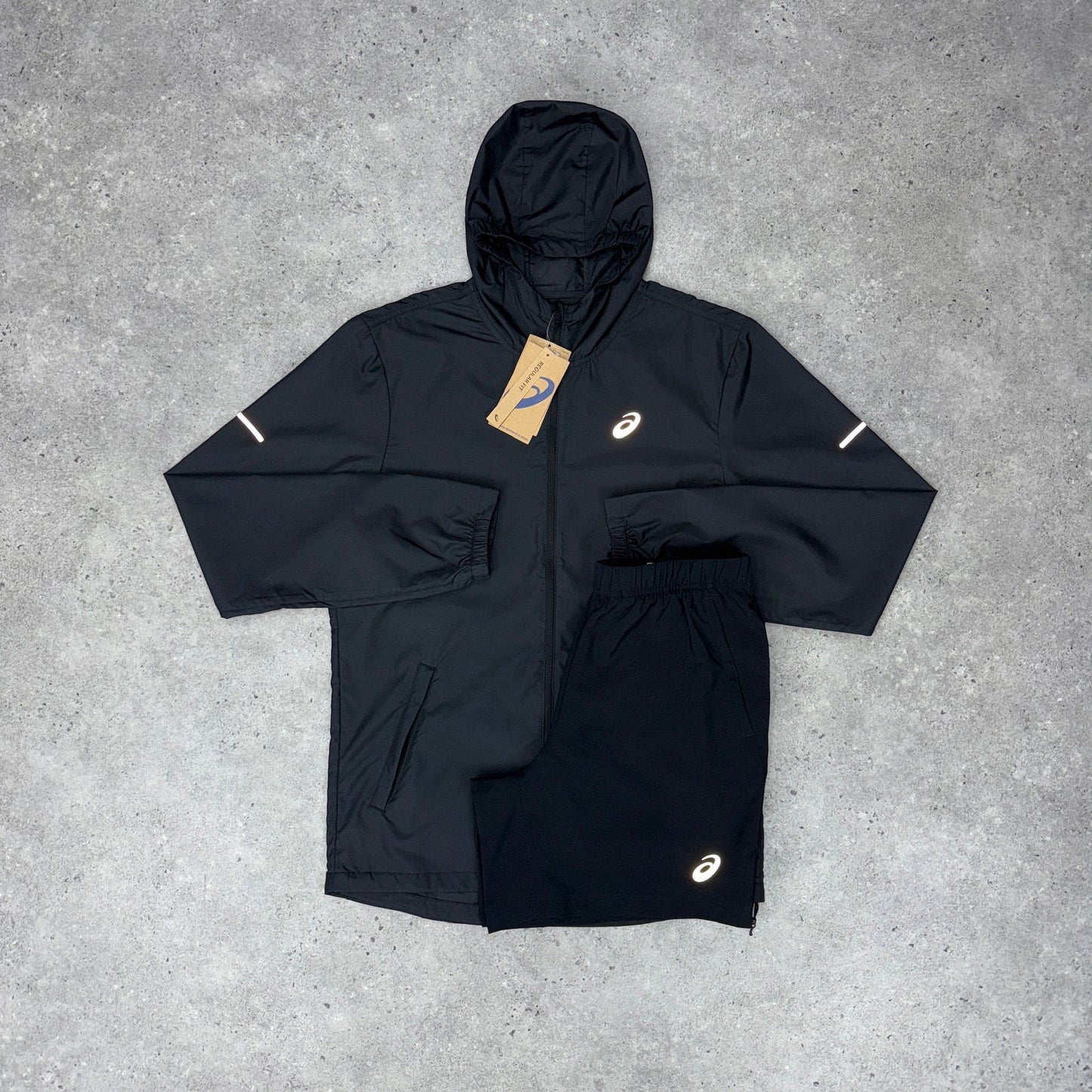 Asics run hood jacket 'black'