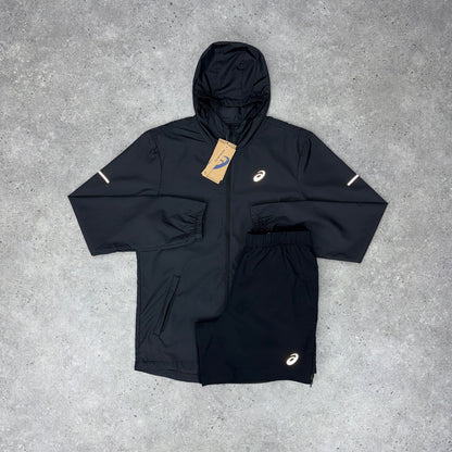 Asics run hood jacket 'black'