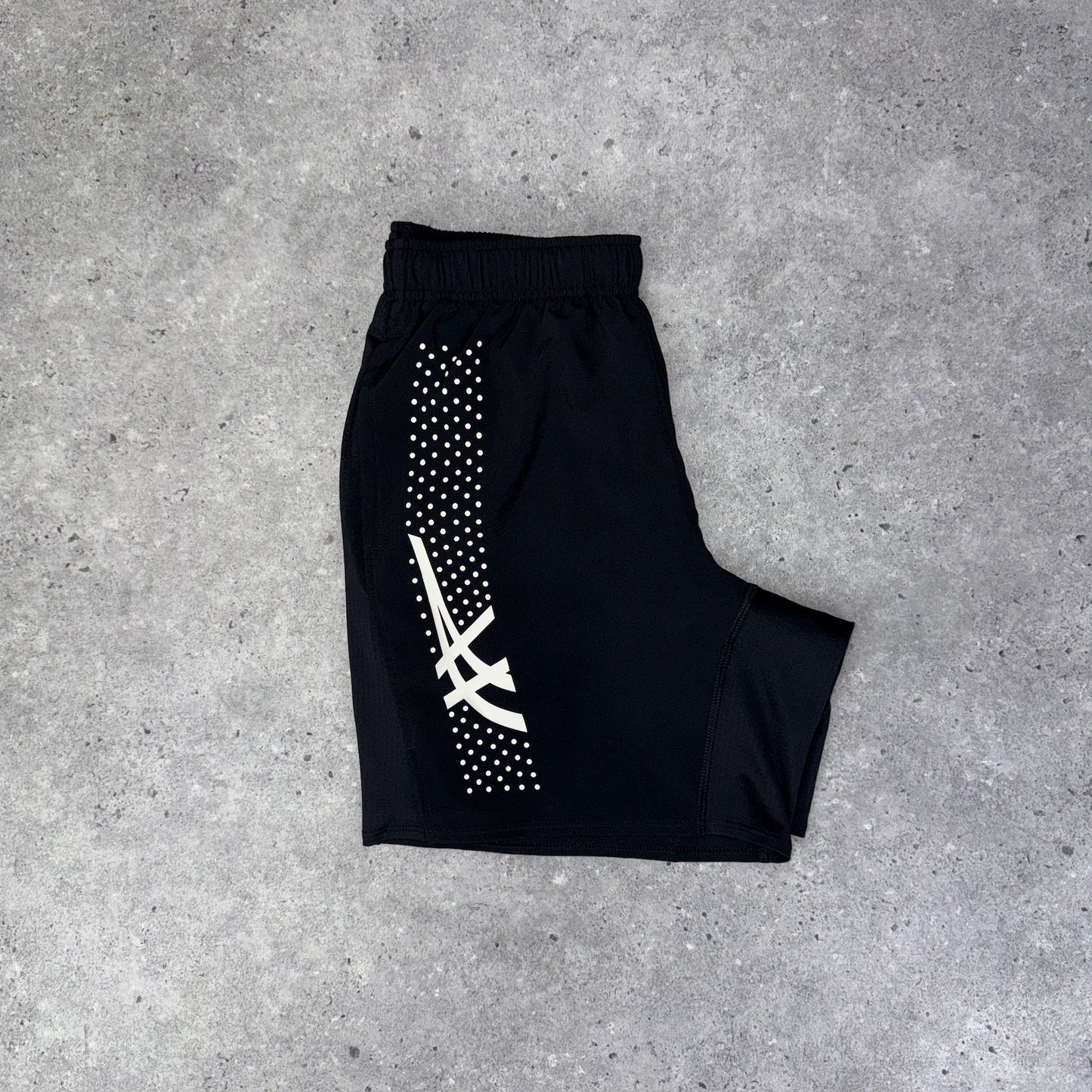 asics icon 1/4 zip set 'navy/black'