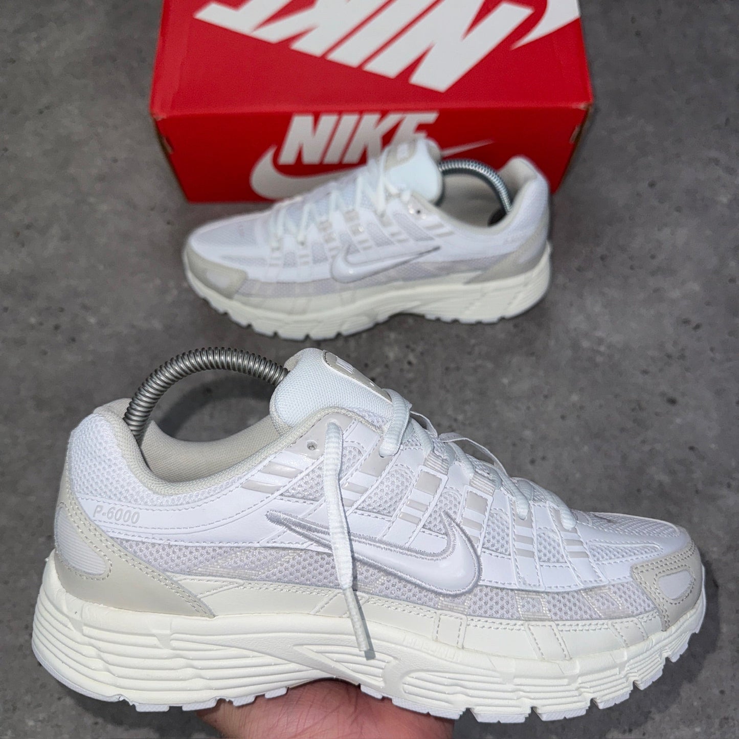 Nike P-6000 'White Sail Vast Grey'