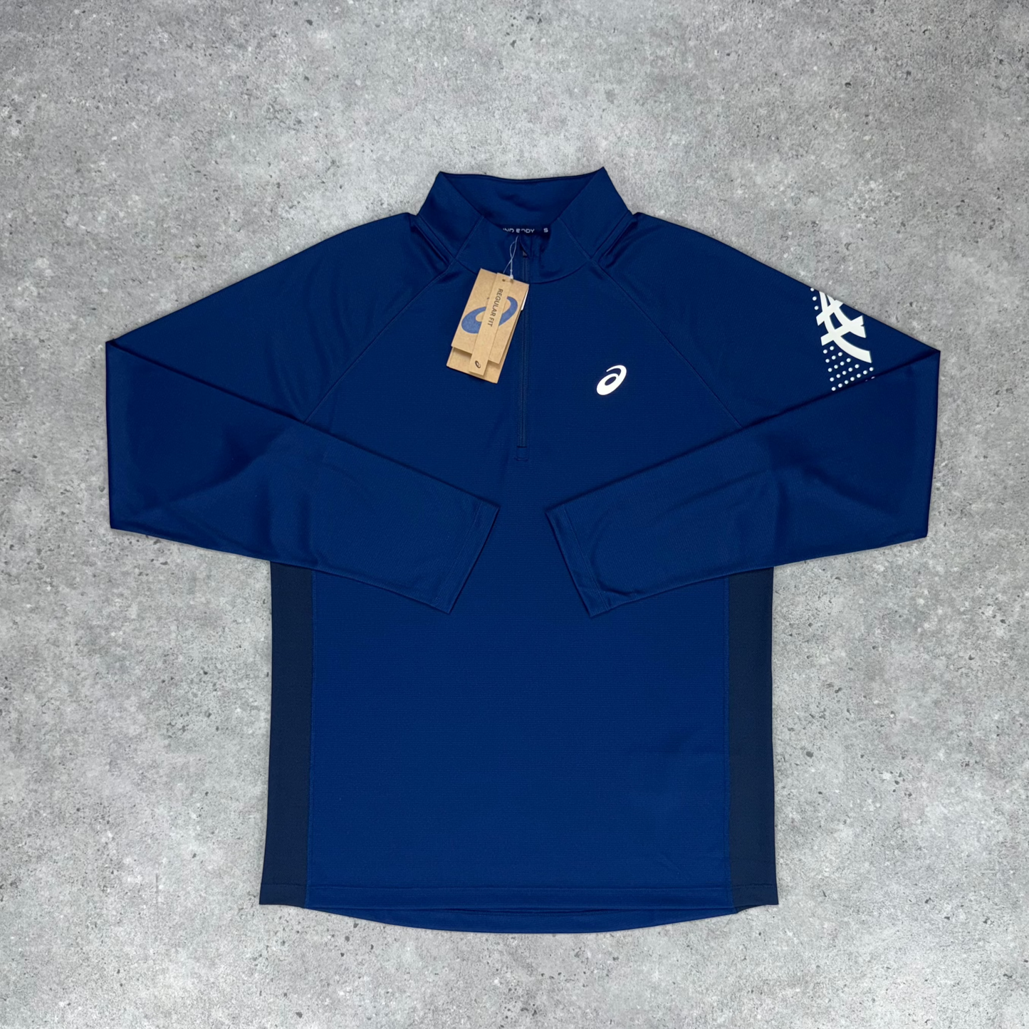 Asics icon 1/4 zip 'navy'
