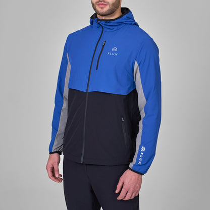 Flux Versatility Tracksuit Set 'Black/Cobalt/Grey'