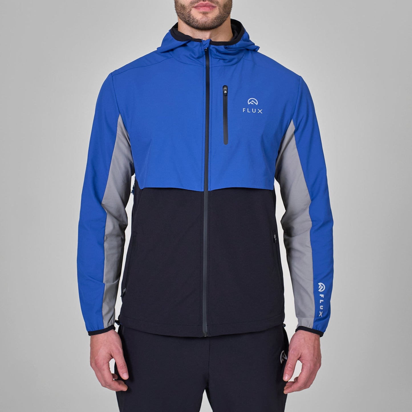 Flux Versatility Tracksuit Pants 'Black/Cobalt/Grey'