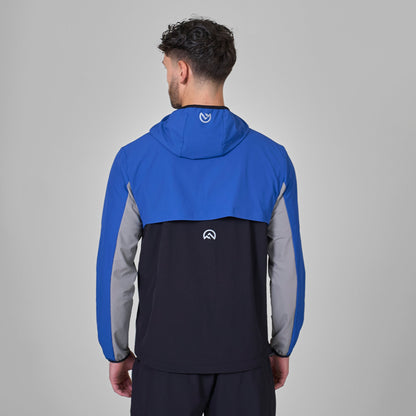 Flux Versatility Tracksuit Jacket 'Black/Cobalt/Grey'