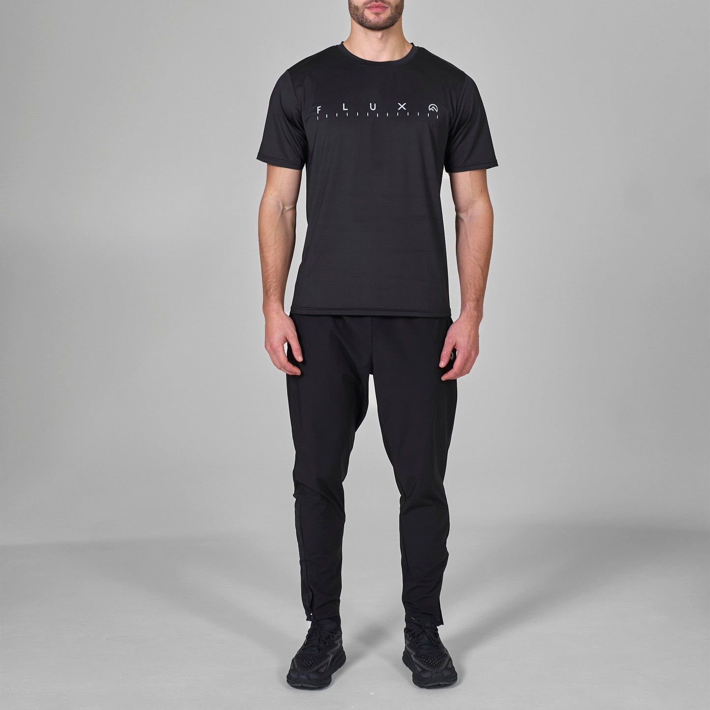 Flux Gradient Performance Tracksuit Tri-Set 'Black/Cobalt'