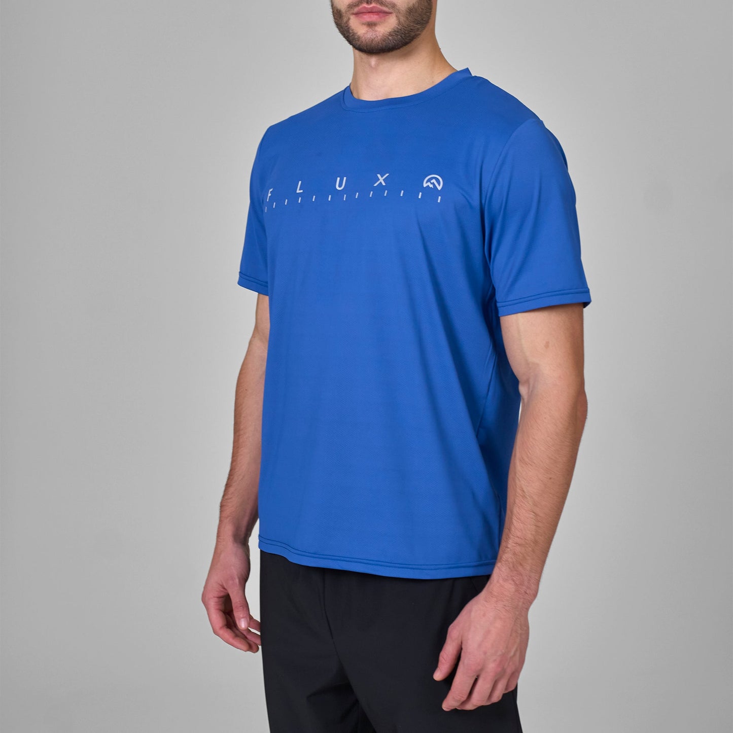 Flux Gradient Performance Tracksuit Tri-Set 'Black/Cobalt'