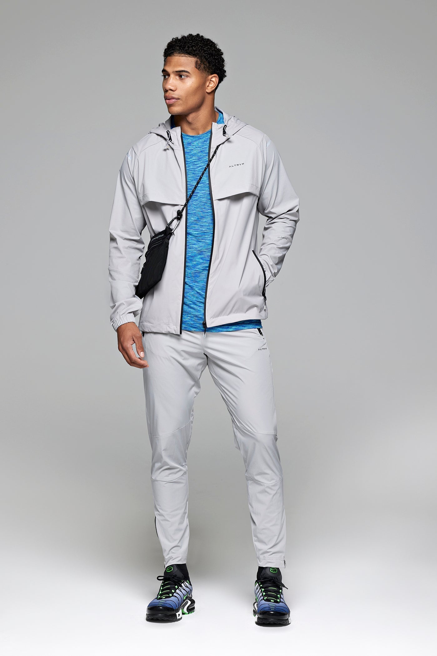 Altryn Ascend Tech Running Jacket 'Greystone'