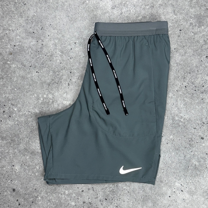 Nike 1/4 zip short set 'grey'