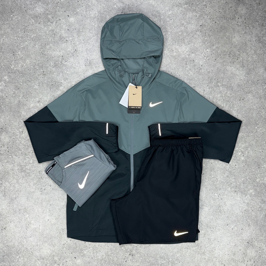 Nike windrunner miler challenger tri-set 'smoke grey/black