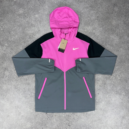 Nike windrunner miler challenger short tri-set 'pink/black'