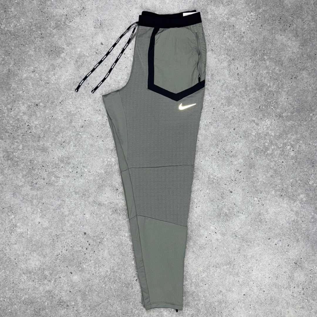 Nike phenom performance knit pants 'dark stucco'